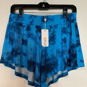 Citrus NWT Medium Blue Tie-Dye Shorts